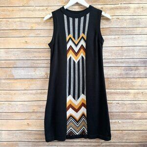 Missoni For Target Sweater Dress Women’s Size XS Black Sleeveless Mini